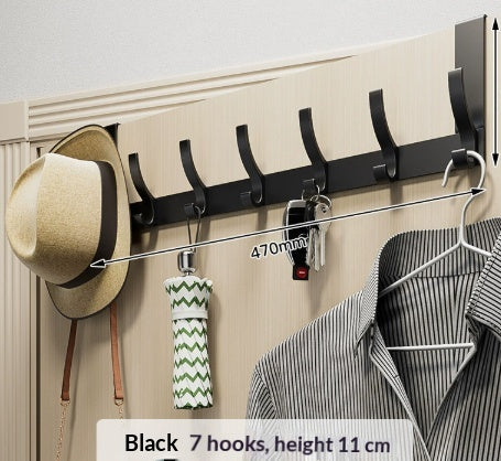 Over-the-Door Hook Rail (6 Hooks)