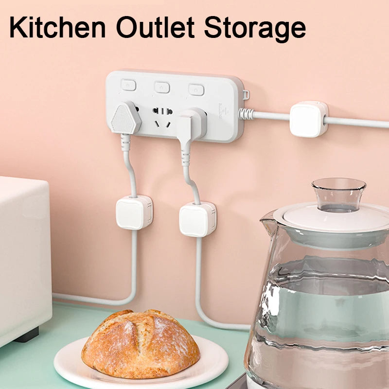 Adhesive Cable Clips – Under-Desk Cord Organizer