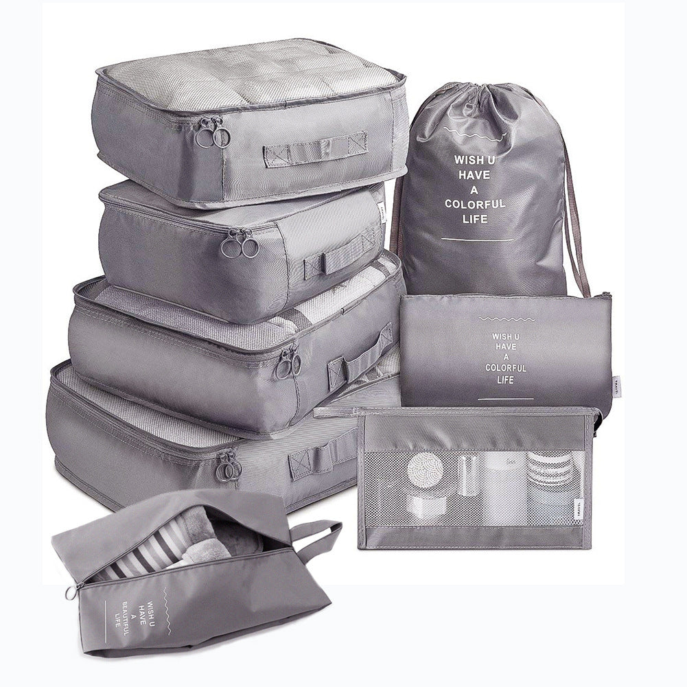 Packing cube set, grey