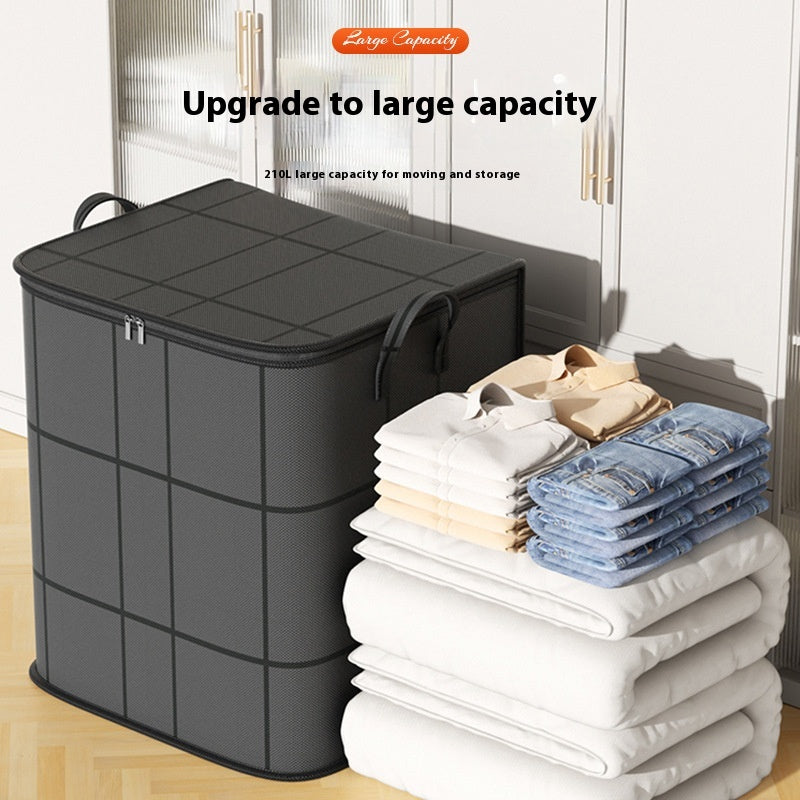 Storage bags stacked