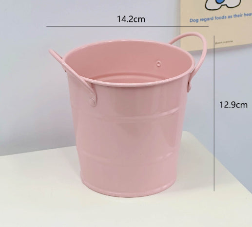 Round Metal Desk Cup