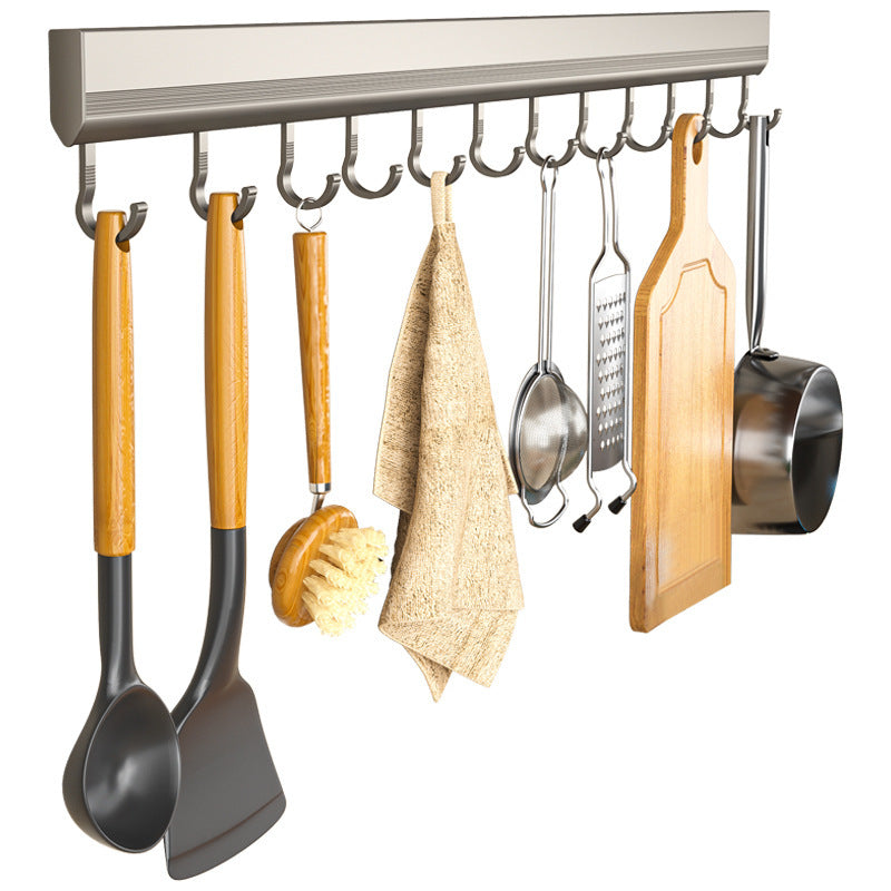 Aluminium hook rail hooks