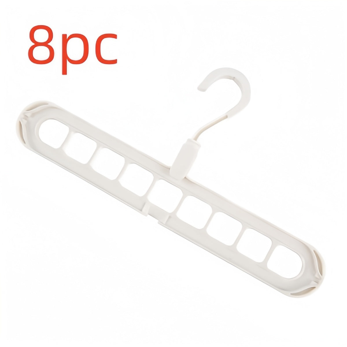 Magic hanger, white, pack of 8