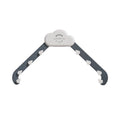 Corner sink strainer, grey, with mesh bags