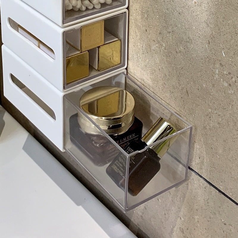 Cotton swab drawer open