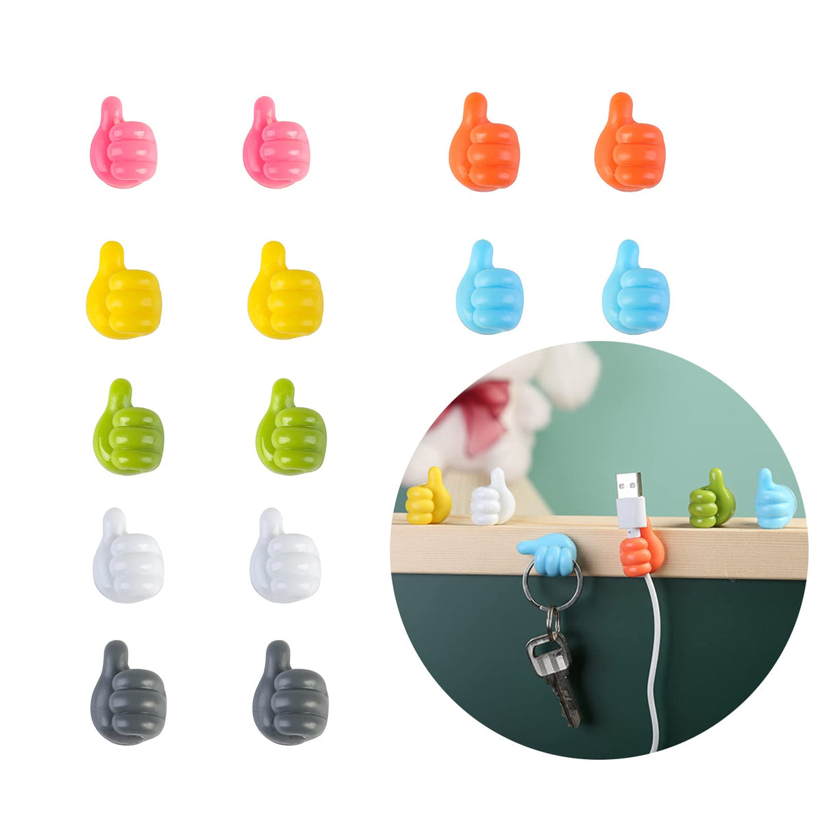 Silicone Thumb Hooks (10-Pack)