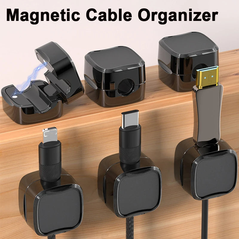 Adhesive Cable Clips – Under-Desk Cord Organizer