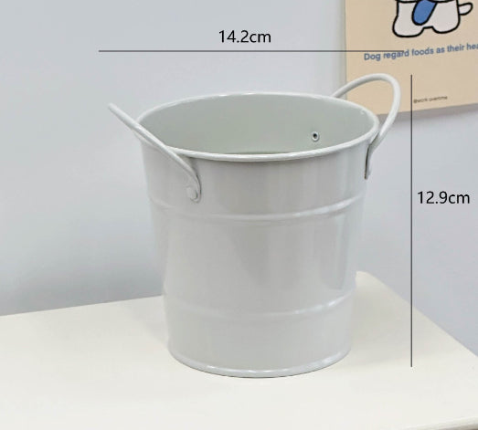 Round Metal Desk Cup