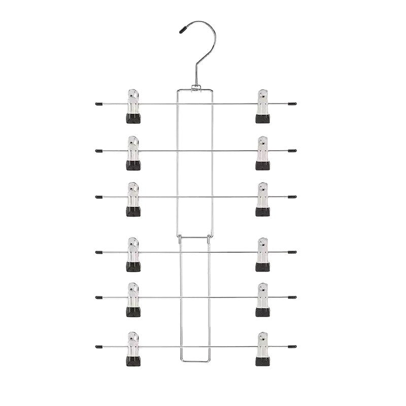 Multi-layer trouser hanger, black
