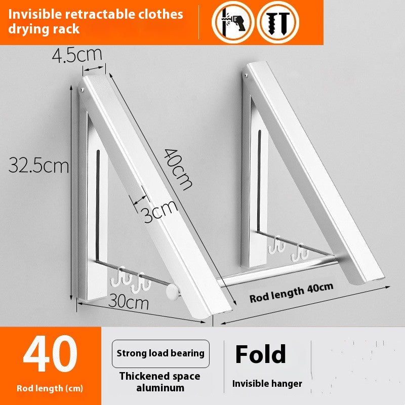 Fold-Out Wall Rack