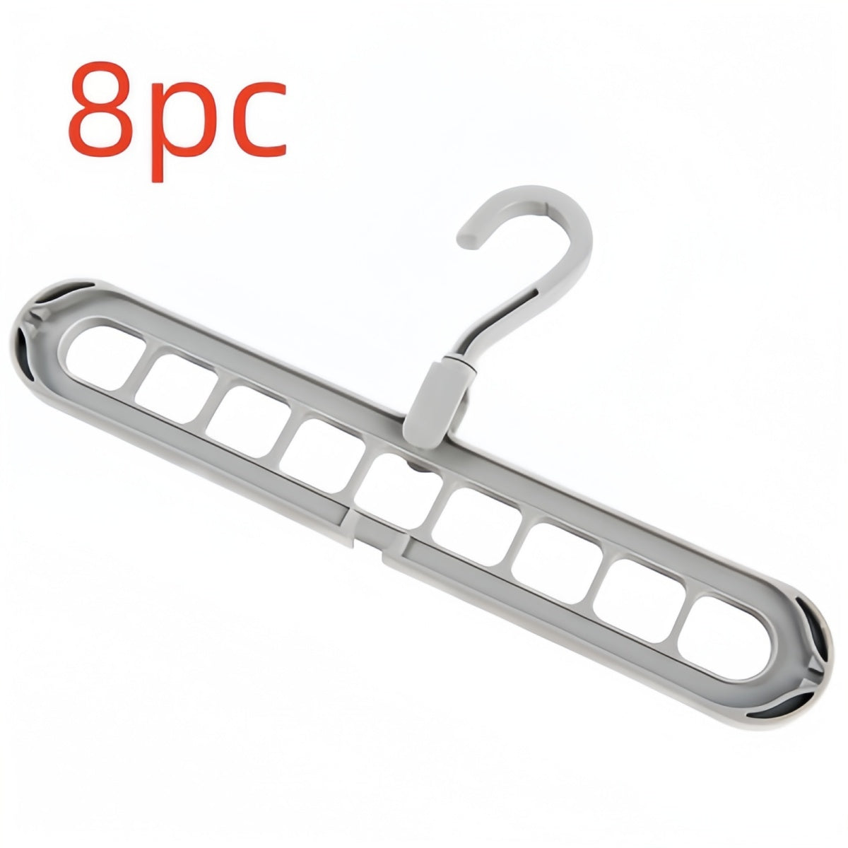 Magic hanger, grey, pack of 8